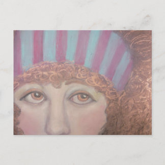 streng Vintag Postkarte