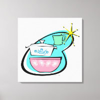 Strenge Leinwand für das Design von Atomkerware