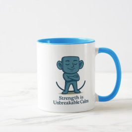 Strenght is Unbreakable Calm - Motivierend Tasse