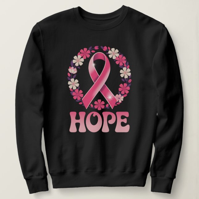Strength Hope – Breast Cancer Survivor Awareness P Sweatshirt (Design vorne)