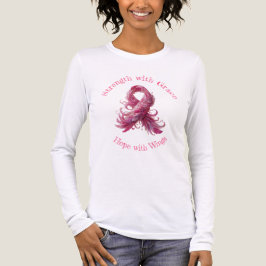 Strength with Grace – Breast Cancer Awareness Tri-Blend Shirt