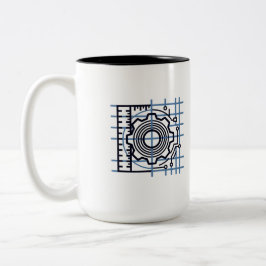 Stress → Dehnung → Kaffee | Mechaniker Tasse