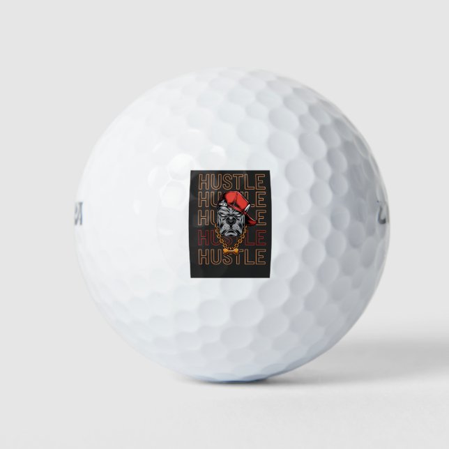 Stress, Hustel, Stress, Hustel Golfball (Vorderseite)