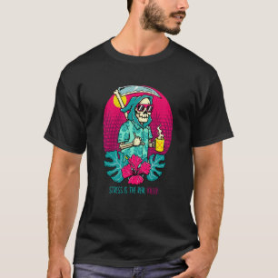 Stress ist der wahre Killer Cool Grim Sensenmann M T-Shirt