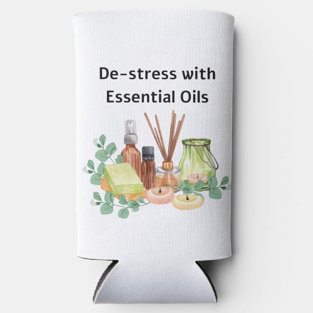 Stress mit essenziellen Ölen abkühlen kann Seltzer Selters Dosenkühler (Vorderseite)