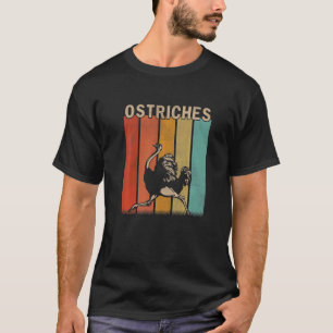 Stress Ostriches Männer Frauen Kid Ostriches Retre T-Shirt