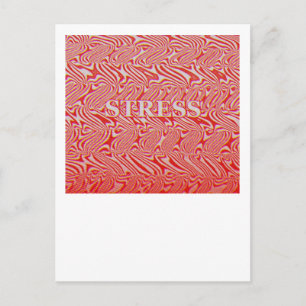 Stress Pattern Postkarte