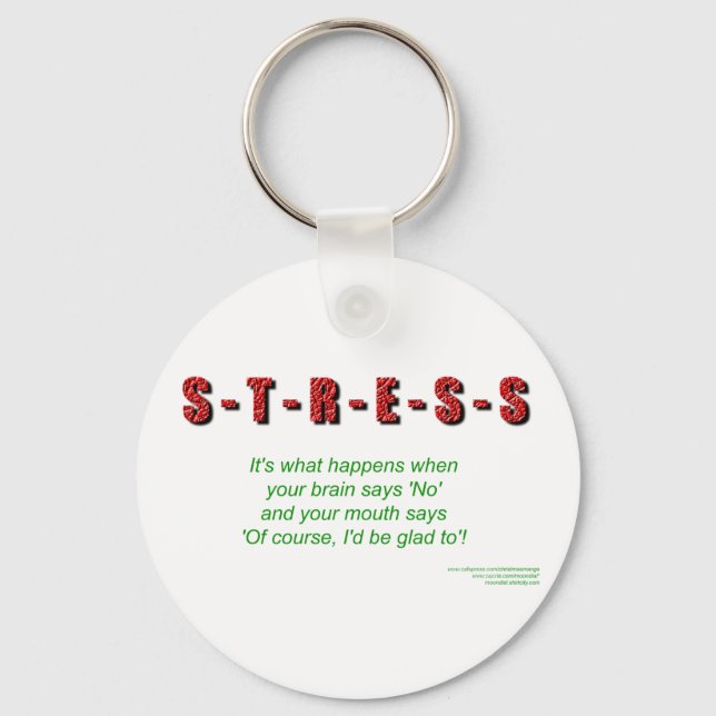 Stress Schlüsselanhänger (Vorderseite)