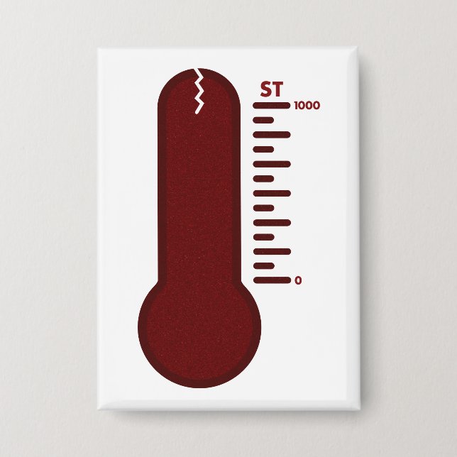 Stress Thermometer Button (Vorderseite)
