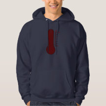 Stress-Thermometer Herren-Hoodie