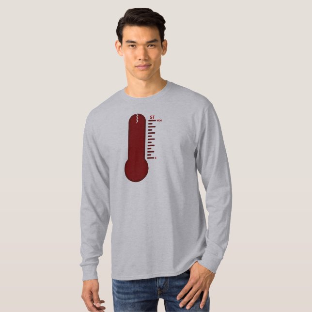 Stress Thermometer Long Sleeve T-Shirt (Vorne ganz)