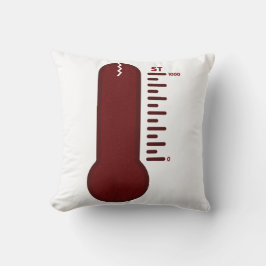 Stress Thermometer Pillow Kissen