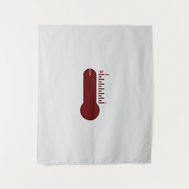 Stress Thermometer Tapestry Wandteppich (Vorderseite)