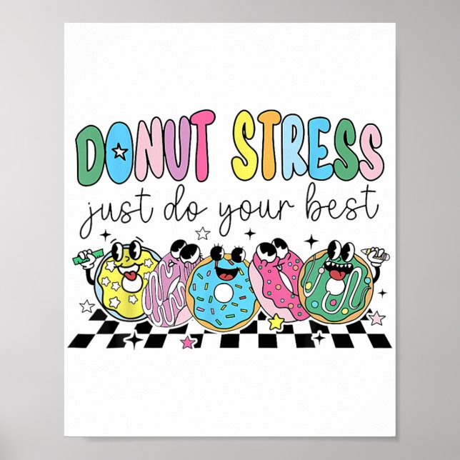 Stress vermeiden Sie einfach Ihren besten Retro-Le Poster (Vorne)