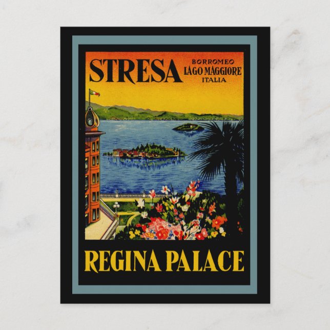 Stressa Italien Postkarte (Vorderseite)