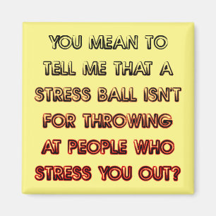 Stressball Lustiger Kühlschrankmagnet Kühlschrankm