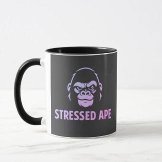 Stressed Ape Studios Grünes Logo Tasse