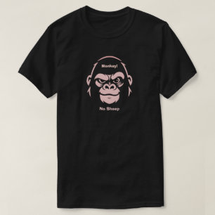 Stressed Ape Studios- Monkey! Kein Schaf T-Shirt
