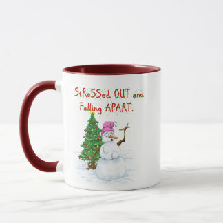 Stressed Snowlady Tasse