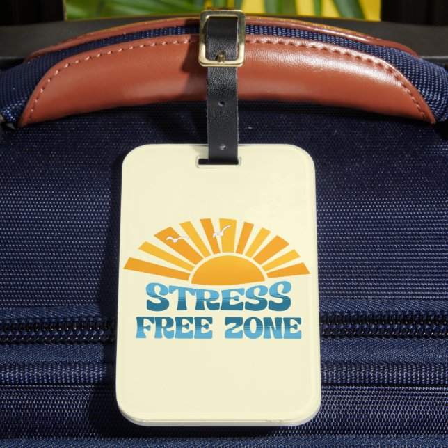 Stressfreie Zone Gepäckanhänger (Vorderseite Insitu 2)