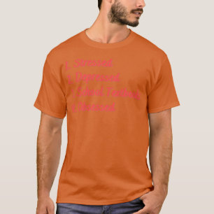 Stressgeplagte Schulbücher T-Shirt