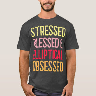 Stressgeplagter Ellipssegierter T-Shirt