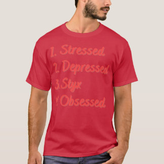 Stressgepresste Styx besessen T-Shirt