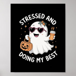 Stresst und tut mein schönstes lustiges Ghost Hall Poster