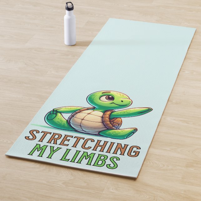 Stretch der Stille: Schildkröte Yogamatte (Beispiel)