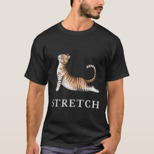 Stretch-Katzen-Yoga-Shirt Ruhig Lance Süße Tier Yo T-Shirt