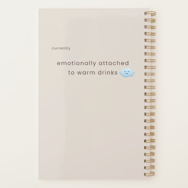 Stretch Tomorrow Sloth Planner | Cozy Minimal 2.0 Planer (Rückseite)