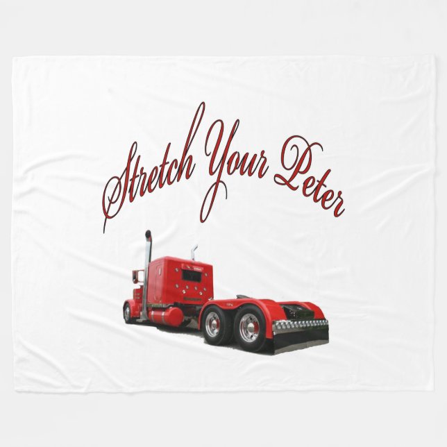 Stretch Your Peter Fleece Blanket (Vorderseite (Horizontal))