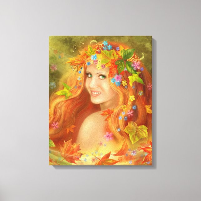Stretched Canvas Print "Autumn" Leinwanddruck (Vorderseite)