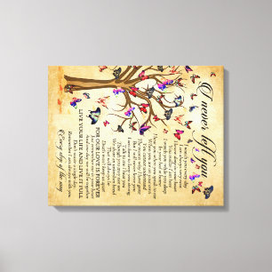 Stretched Canvas Print Behalte Ihre Erinnerungen Leinwanddruck