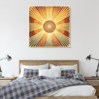 Stretched Canvas Print - Bohemischer Sonnenbrand i