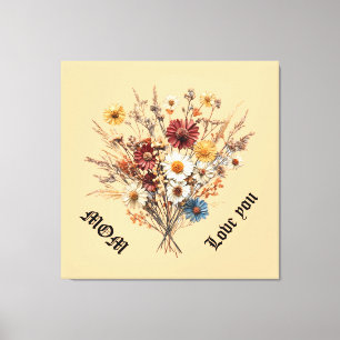 Stretched Canvas Print für Mama Leinwanddruck