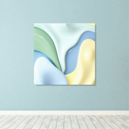Stretched canvas print in stylish graphic leinwanddruck