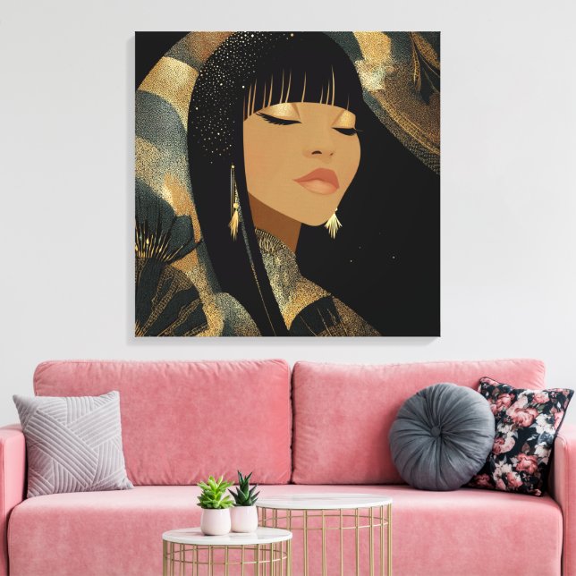 Stretched Canvas Print Leinwanddruck (Insitu (Wohnzimmer))