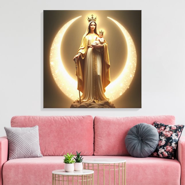 Stretched Canvas Print Leinwanddruck (Insitu (Wohnzimmer))