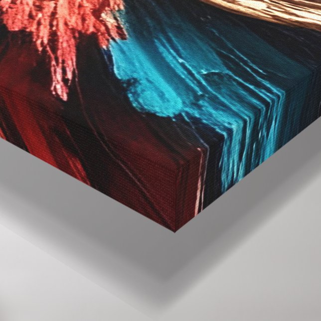Stretched Canvas Print Leinwanddruck (Ecke(Unten))