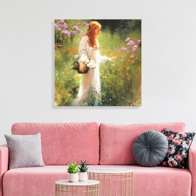 Stretched Canvas Print Leinwanddruck (Insitu (Wohnzimmer))