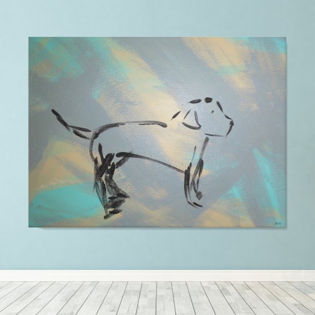 Stretched Canvas Print Leinwanddruck (Insitu (Holzboden))