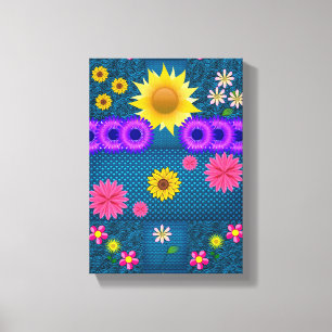 Stretched Canvas Print Mother's Day Floral Leinwanddruck