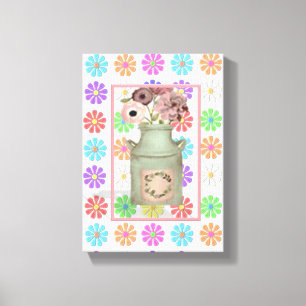 Stretched Canvas Print Mother's Day Floral Leinwanddruck