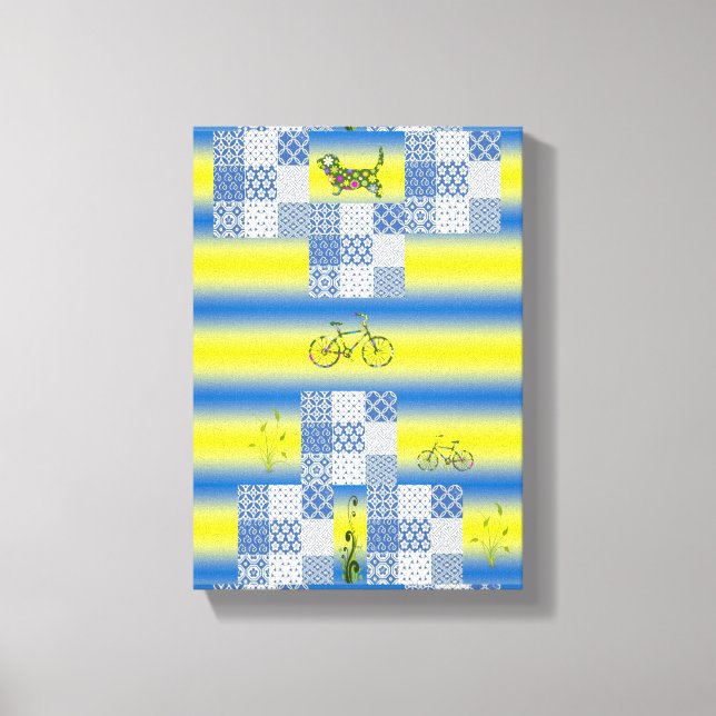 Stretched Canvas Print Mother's Day Floral Leinwanddruck (Vorderseite)