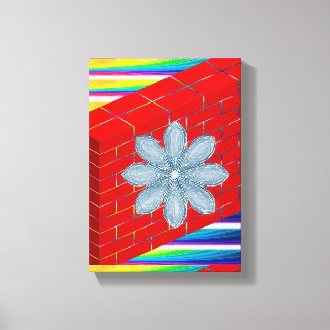 Stretched Canvas Print Mother's Day Floral Leinwanddruck (Vorderseite)