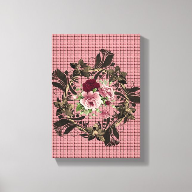 Stretched Canvas Print Mother's Day Floral Leinwanddruck (Vorderseite)