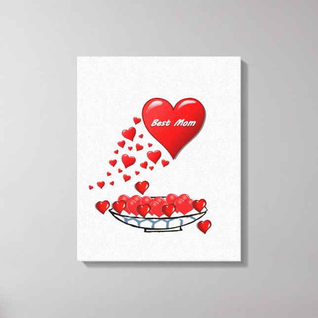 Stretched Canvas Print Mother's Day Leinwand (Vorderseite)