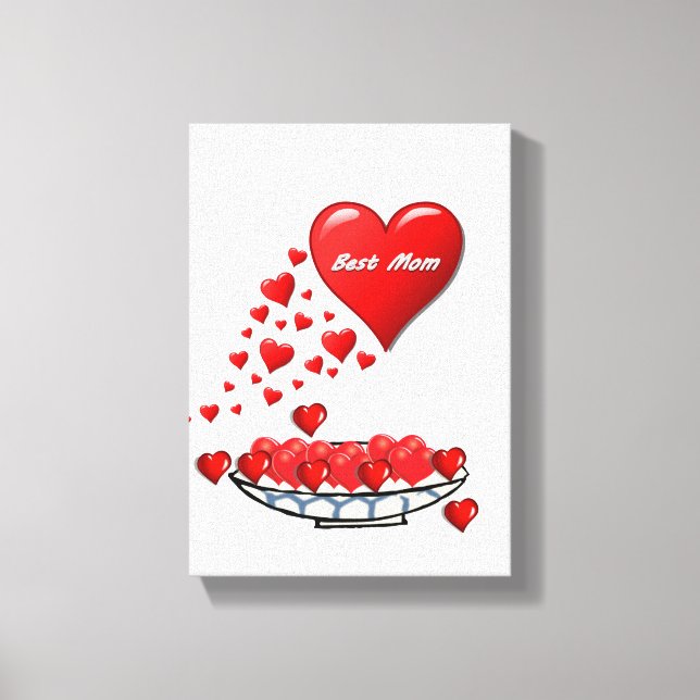 Stretched Canvas Print Mother's Day Leinwand (Vorderseite)