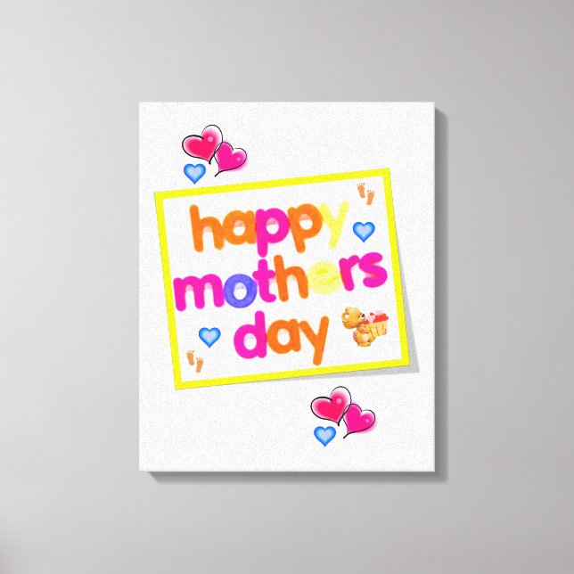 Stretched Canvas Print Mother's Day Leinwand (Vorderseite)